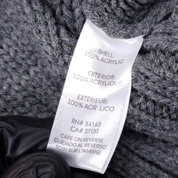 Calvin Klein Turtleneck Sweater Womens Small Gray Dolman‎ Sleeve Loose Baggy Fit - Picture 4 of 8